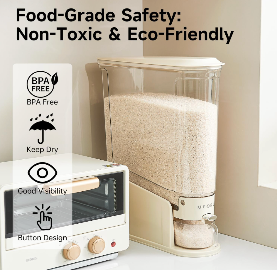 Large-Capacity Airtight Rice Dispenser