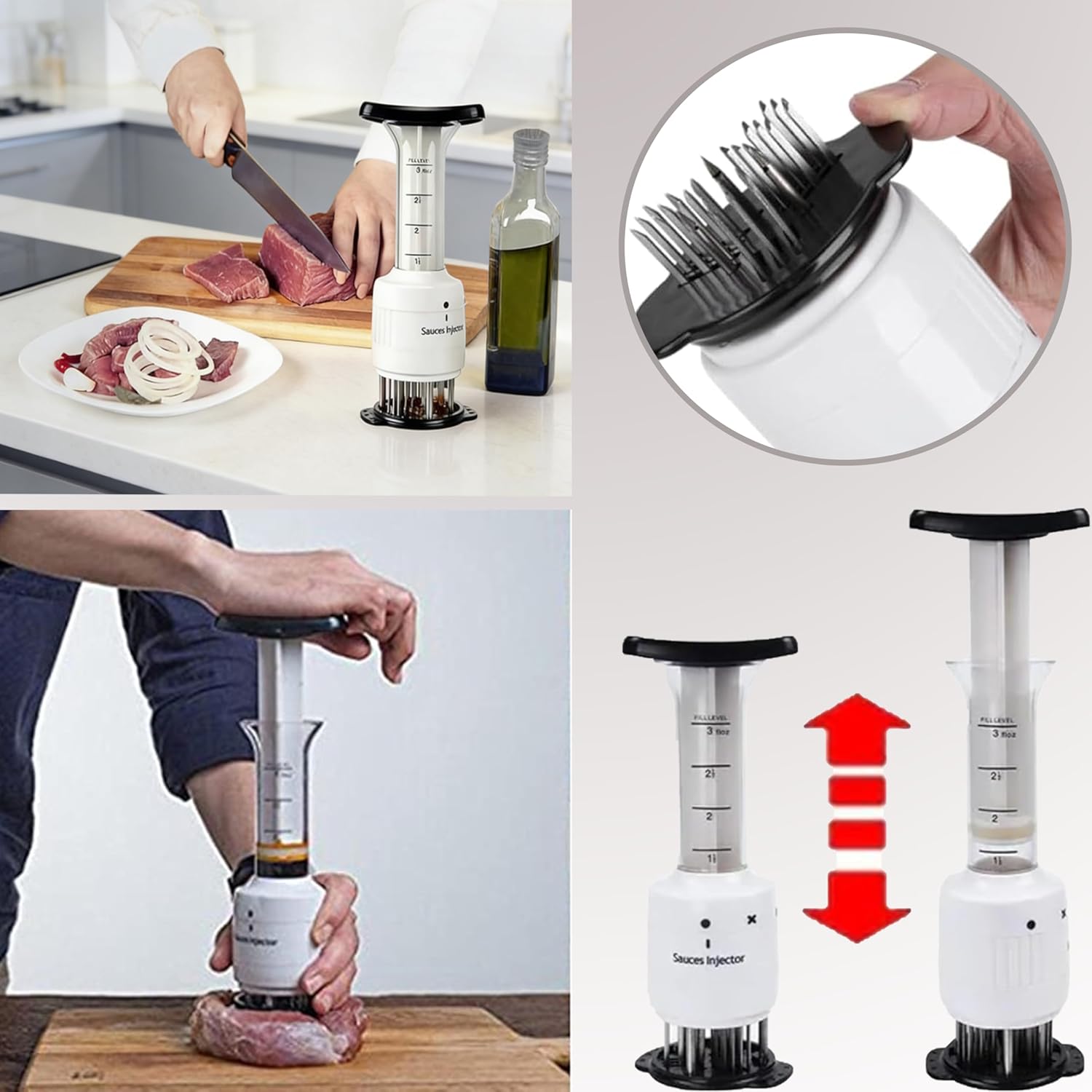 2 In 1 Meat Sauce Flavors Injector
