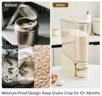 Large-Capacity Airtight Rice Dispenser