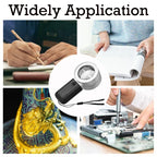 Portable LED Lighted Magnifier for Reading & Inspection