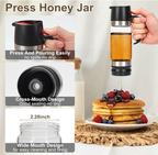 Honey Dispenser Jar With Handle (300 ML)
