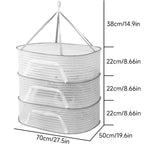3 Layers Herb Drying Hanging Mesh Net