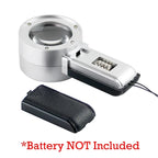 Portable LED Lighted Magnifier for Reading & Inspection