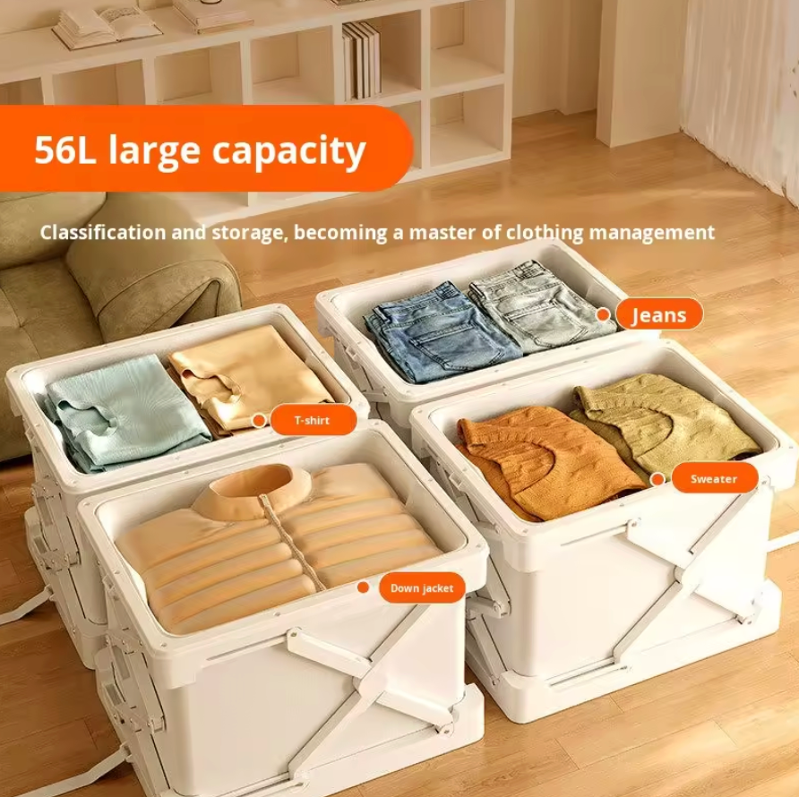 Collapsible Vacuum Storage Box + Vaccum Pump