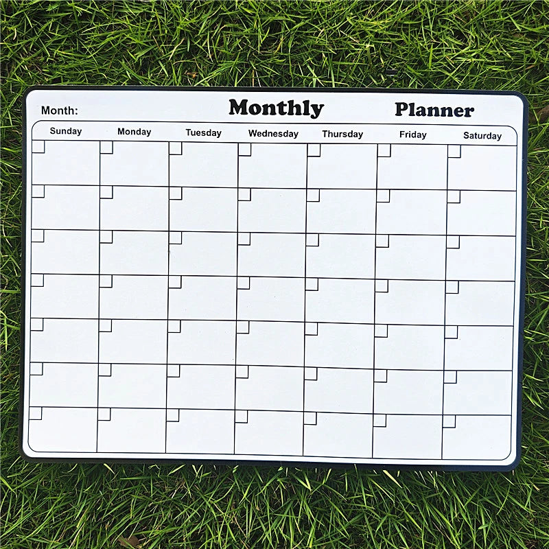 Magnetic Whiteboard Refrigerator Calendar