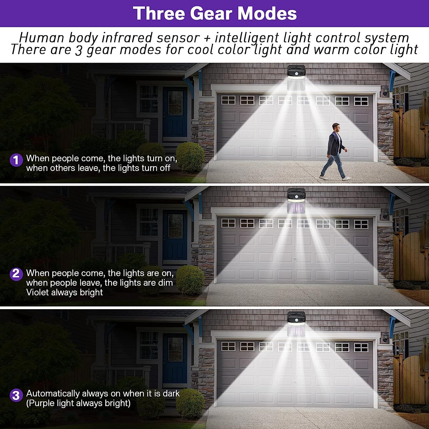 Solar Powered Mosquito Killer Outdoor Light (Set of 2)