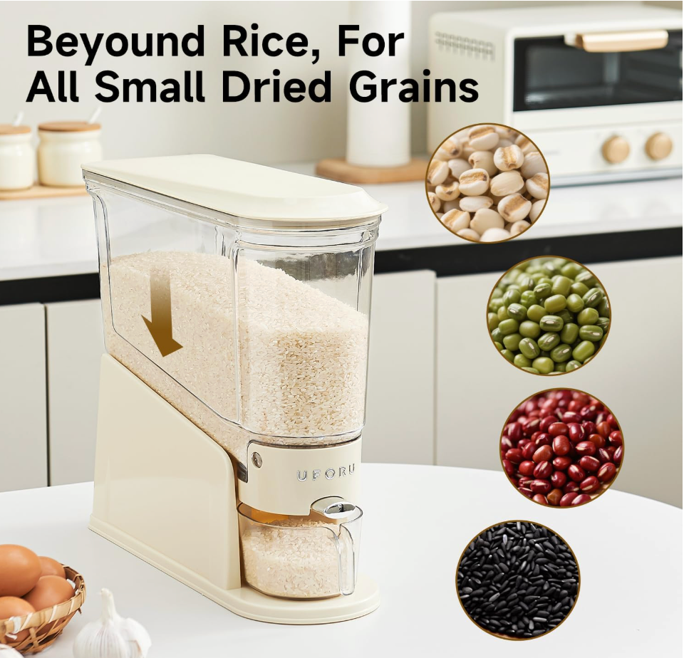 Large-Capacity Airtight Rice Dispenser