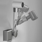 Multi-functional Wall-Mounted Hair Dryer Organizer