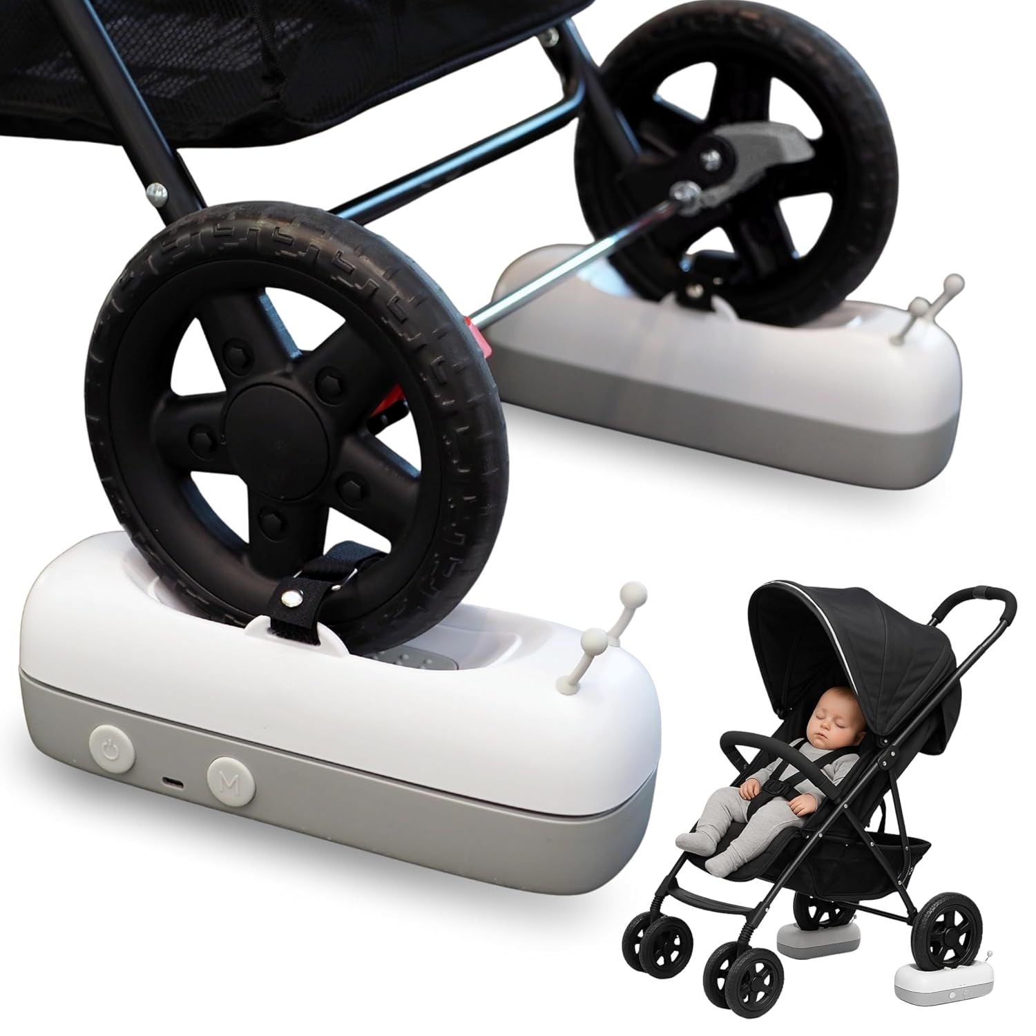Fully-Automatic Rocker Device for Baby Stroller