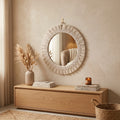 Macrame Round Wall Mirror