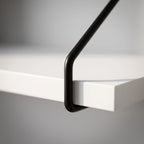 White Floating Wall Shelves - Set of 2