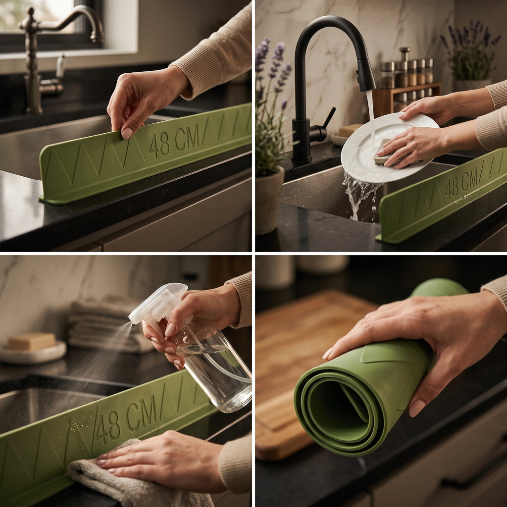 Kitchen Sink Splash Guard