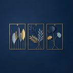 Modern Botanical Metal Leaf Wall Art