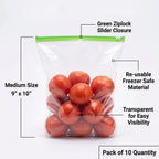 Reusable Ziplock Freezer Bags