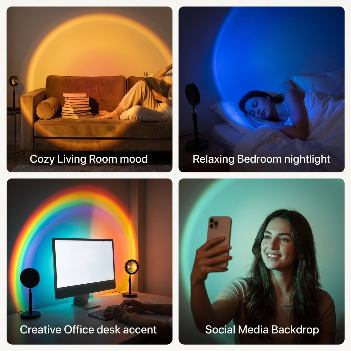 Projection Lamp with Remote - 16 Color variations