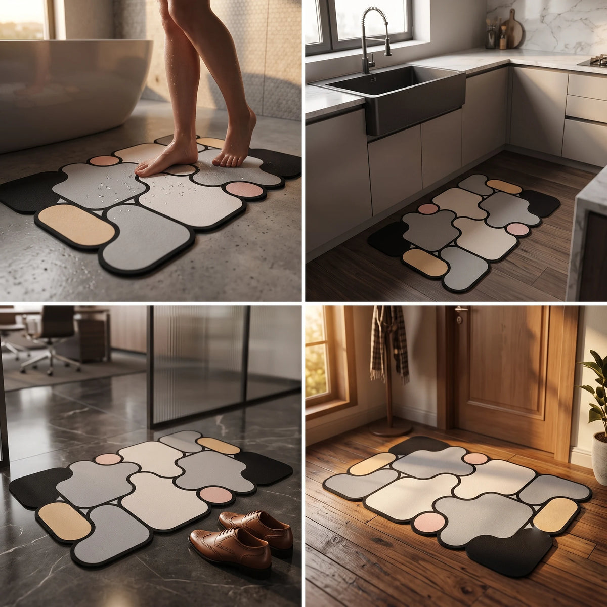 Quick Drying Non-Slip Bathroom Mat