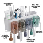 Wall Mounted Toothbrush Holder