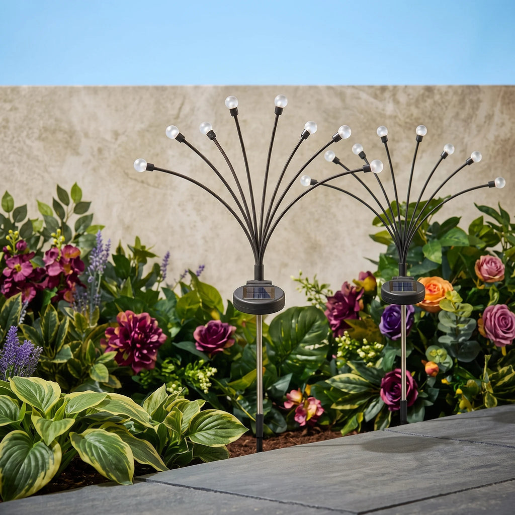 Waterproof Solar Firefly Garden Lights