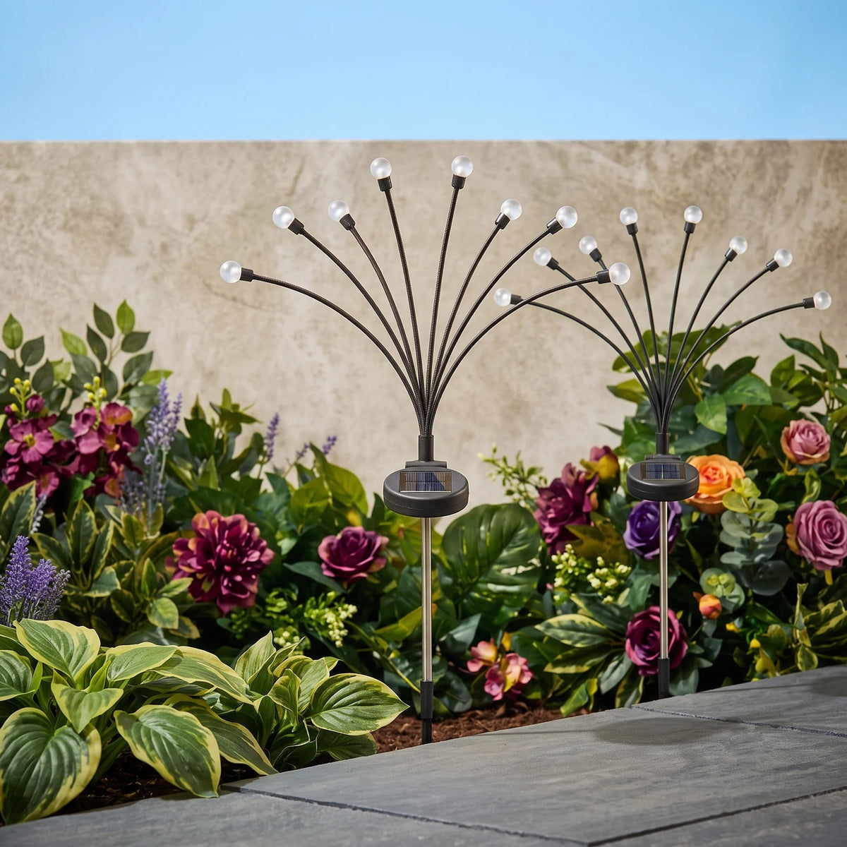 Waterproof Solar Firefly Garden Lights