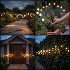 Waterproof Solar Firefly Garden Lights