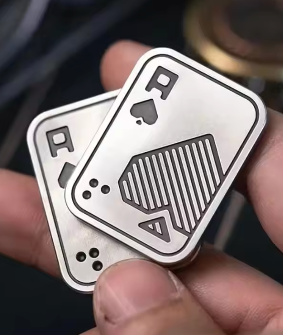Magnetic Metal Poker Fidget Slider