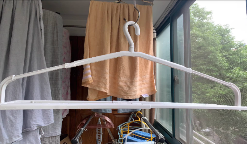 3 Layer Hanging Foldable Clothes Drying Hanger