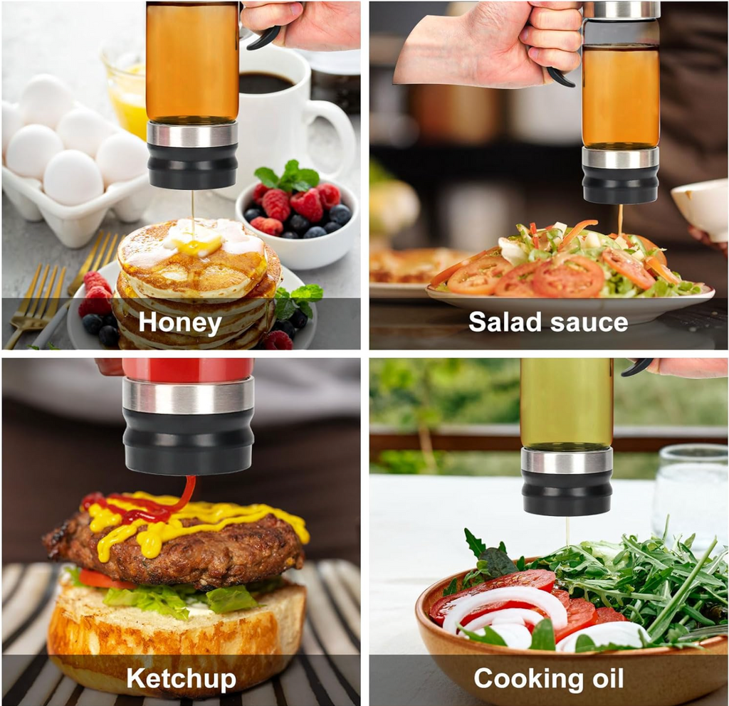Honey Dispenser Jar With Handle (300 ML)