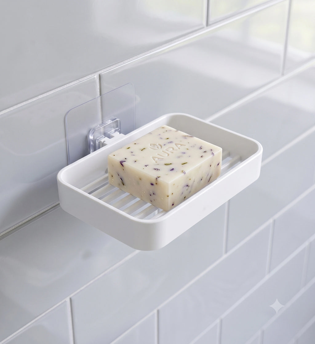 Self-Adhesive Soap Dish Holder - Set of 2