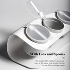 Silicone 3 Compartment Seasoning Storage Box