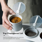 Silicone 3 Compartment Seasoning Storage Box