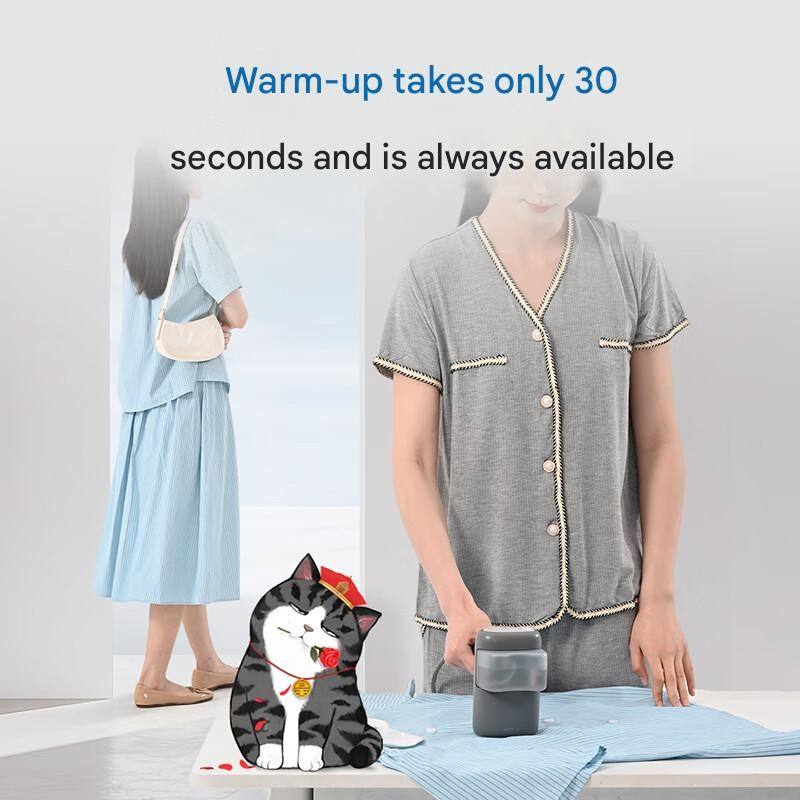 Handheld Garment Steamer with Cat Ears