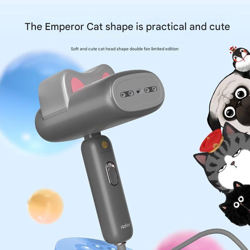 Handheld Garment Steamer with Cat Ears