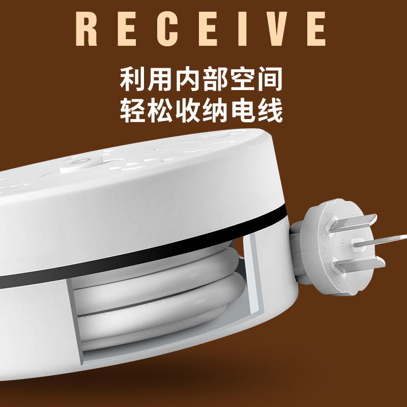 Multi-socket Plug In With USB Night Light