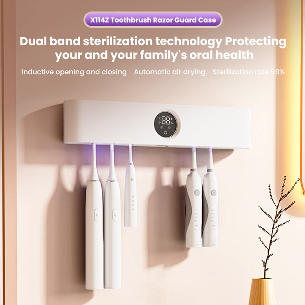 UV Toothbrush Sterilizer with Hand Sensor
