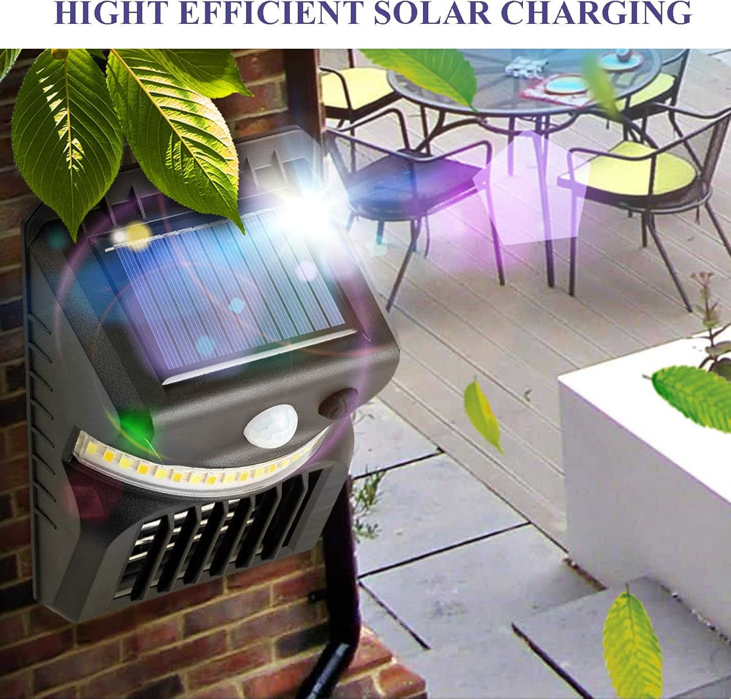 Solar Powered Mosquito Killer Outdoor Light (Set of 2)
