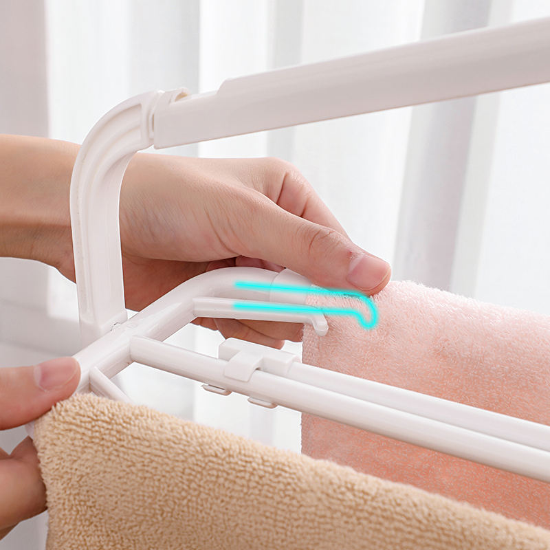 3 Layer Hanging Foldable Clothes Drying Hanger