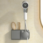 Multi-functional Wall-Mounted Hair Dryer Organizer