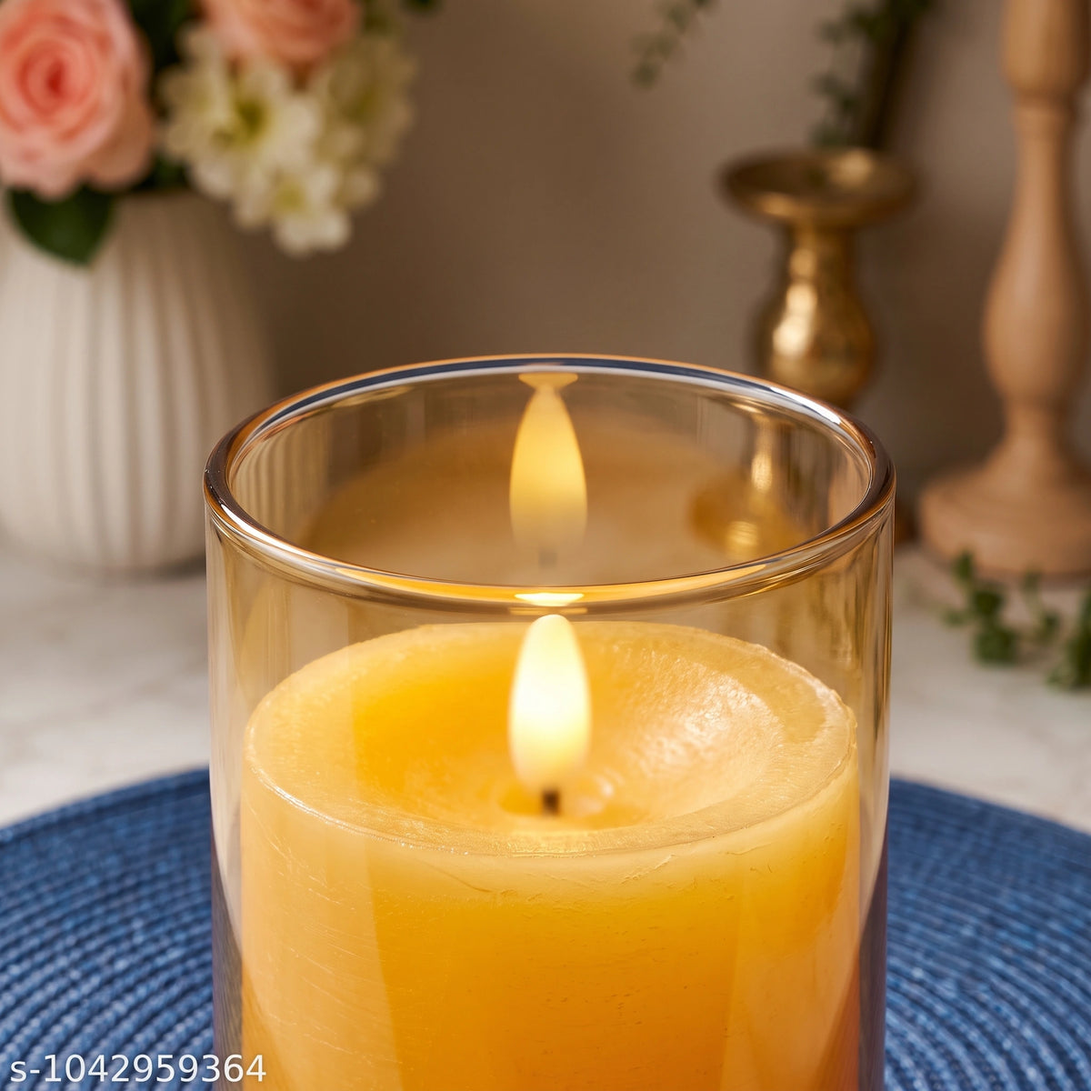 Set of 3 Flameless LED Pillar Candles