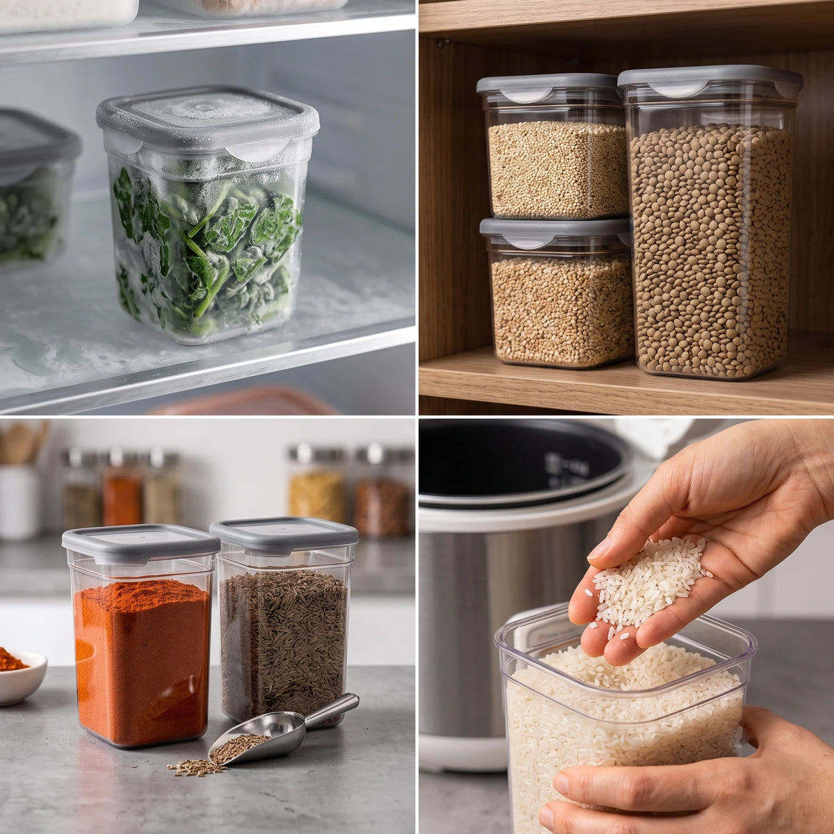 Kitchen Storage Containers 6-Pc Set